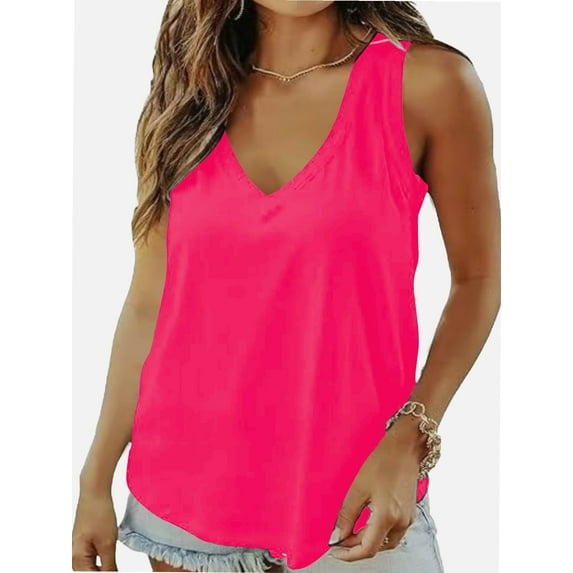 Tank Tops for Women Casual V Neck Basic Cami Camisoles
