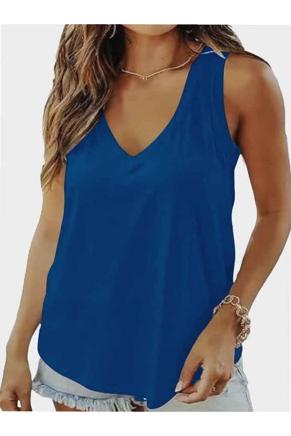 Tank Tops for Women Casual V Neck Basic Cami Camisoles