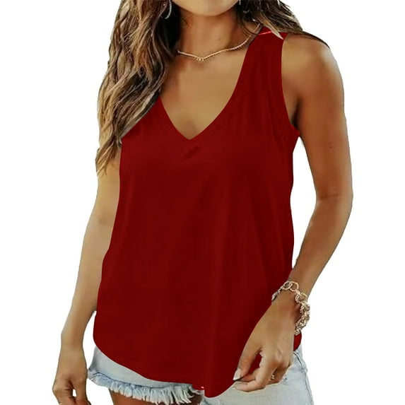 Tank Tops for Women Casual V Neck Basic Cami Camisoles