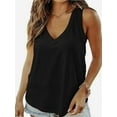 thumbnail image 1 of Tank Tops for Women Casual V Neck Basic Cami Camisoles, 1 of 4