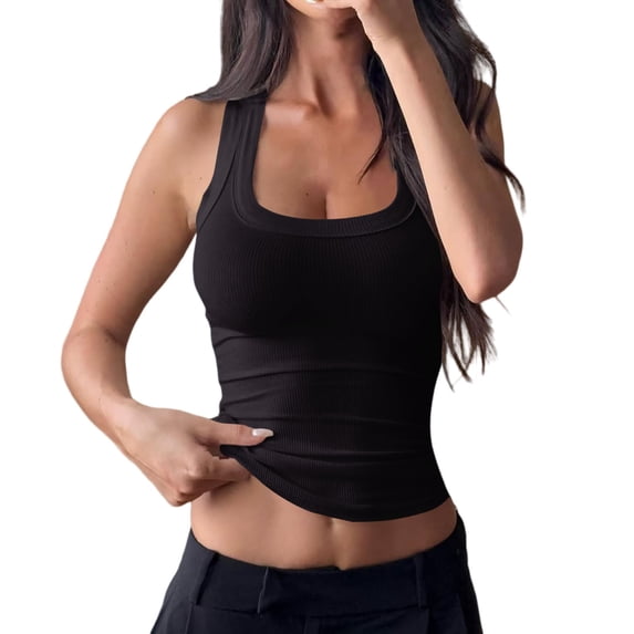 Tank Tops for Women Cute Neck Sleeveless Summer Tops