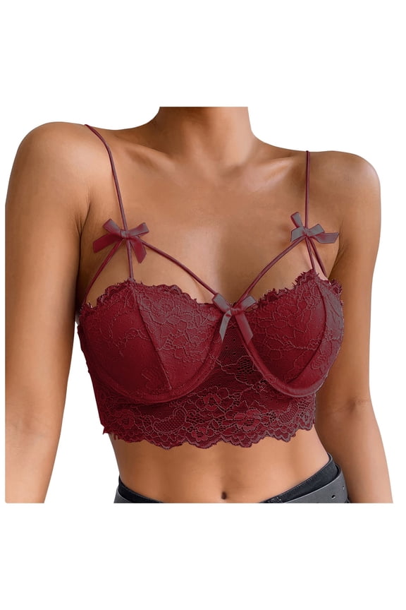 Tank Tops for Women,Elegant Lace Trimmed Backless Slim Fit Camisole Top with Fishbone Design Detail,Camisole Tops for Women,,S