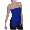 thumbnail image 1 of Tank Tops for Women,Fashion Strapless Tube Top Hottie Casual Wear Tank,Camisole Tops for Women,BU1,XS, 1 of 4