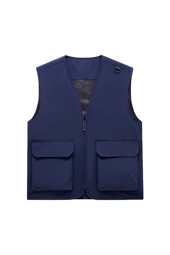 Tank Tops for Women, Men's Utility Fishing Vest, Lightweight Outdoor Zip up Travel Work Cargo Vest, Jacket with Multi Pockets