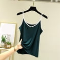 thumbnail image 1 of Tank Tops for Women Plus Size Sleeveless V-Neck Color Blocked Pullover Camisoles Green XL, 1 of 3