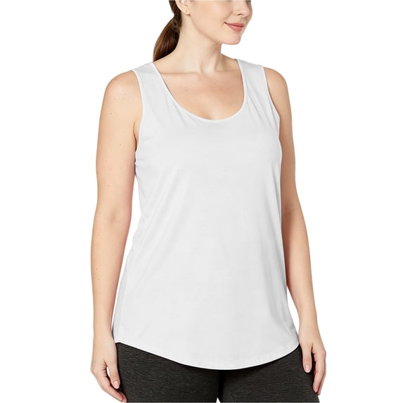 Tank Tops for Women Plus Size Solid Sleeveless Shirttail Tops for Summer