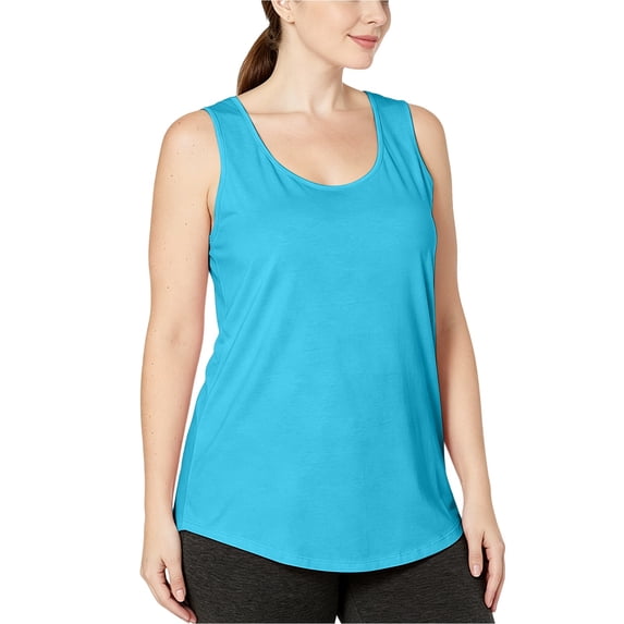 Tank Tops for Women Plus Size Solid Sleeveless Shirttail Tops for Summer