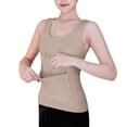 thumbnail image 1 of Tank Tops for Women Plus Size under $5 Warm Plush Double Pocket Underwear German Velvet Slim Bottom Top, 1 of 4