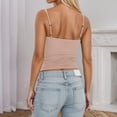 thumbnail image 1 of Tank Tops for Women Removable Padding Adjustable Strap Camisole Breathable Camisoles for Women Rose Gold XS, 1 of 4