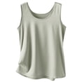 thumbnail image 1 of Tank Tops for Women Satin Suspender Base Vests for Summer, 1 of 3