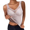 thumbnail image 1 of Tank Tops for Women Shapewear Tank Tops Sleeveless Lace Camisole Thermal Underwear Tummy Tank Tops with Built in Bra, 1 of 6