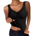 thumbnail image 1 of Tank Tops for Women Shapewear Tank Tops Sleeveless Lace Camisole Thermal Underwear Tummy Tank Tops with Built in Bra, 1 of 5
