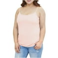 thumbnail image 1 of Tank Tops for Women Solid Color Camisole Button Base with U-neck Backless Round-Neck Camisoles, 1 of 4