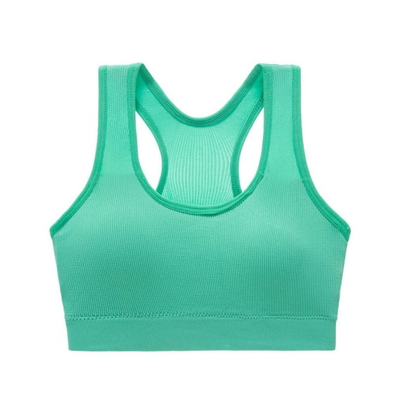 Tank Tops for Women,Solid Color Push Up Sports Bra Yoga Running Fitness Vest Shockproof Support Underwear,Camisole Tops for Women,Army Green,One Size