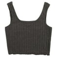 thumbnail image 1 of Tank Tops for Women Solid Sleeveless Cropped Pullover Vests, 1 of 6
