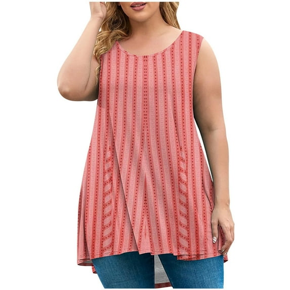 Tank Tops for Women Summer Oversized Short Sleeved T-shirt Loose Tank Top Business Casual Outfits Blouses Clothes (Size:L-5XL)
