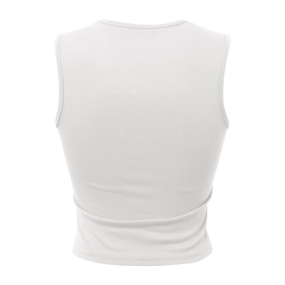 Tank Tops for Women,Supportive Quick-Dry Fitness Camisole Top for Running and Wear,Camisole Tops for Women,White,XL