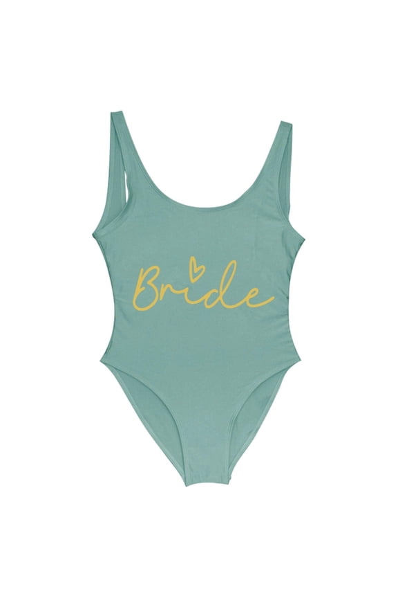 Tank Tops for Women Team Bride Bikini Set Beach Swimwear Party Costume