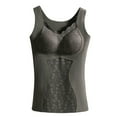 thumbnail image 1 of Tank Tops for Women,Underwire Convertible T-Shirt Bra with One Smooth U Light Comfort Design for Everyday Wear,Camisole Tops for Women,Grey,XL, 1 of 7
