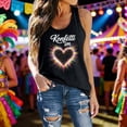 thumbnail image 1 of Tank Tops for Women Women's Fashion Casual Sleeveless Layering Tank Camisoles for Women Black L, 1 of 4