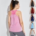 thumbnail image 1 of Tank Tops for Women Workout Sleeveless Athletic Tank Tops Scoop Neck Undershirt Workout Sports Shirts Plus Size Racerback Breathable Tee, 1 of 5