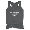 thumbnail image 1 of Tank Tops for Womens Funny Saying Fitness Yoga Workout Racerback Tank Tops Sleeveless Shirts, 1 of 7