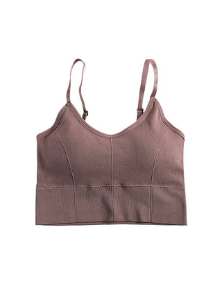Fitted Tank w/ Built-In Bra - Black Solid