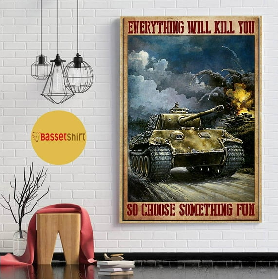 CCPARTON Targa In Metallo Con Scritta 'Garden Girl Everything Will Kill You So Choose Something Green', 20,3x30,5 Cm, Vintage, Per Caffè E Casa