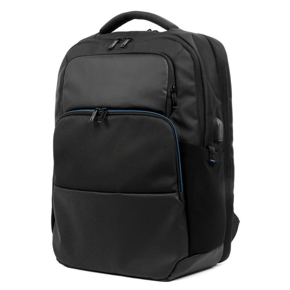 Tanka Business Laptop Backpack Commuter Travel 17.3 Inch Carry On, Black
