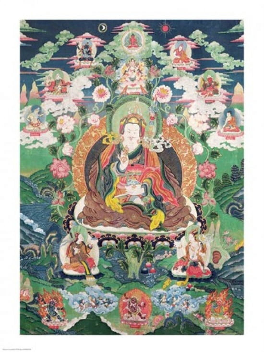 Tanka of Padmasambhava Canvas Art - (24 x 36)