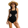 thumbnail image 1 of Tankini Swimsuit for Girls Fashion Spaghetti Straps Tank Top with Bottom 2 Piece Bathing Suits Swimwear 2026 Summer Size 4-13, 1 of 5