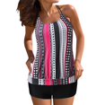 thumbnail image 1 of Tankini Sets for Women Plus Size Tankini Swimsuits For Women Two Piece Bathing Suits Tummy Control Long Torso Tank Tops With Boyshorts 2025 Tankinis Set, 1 of 9