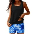 thumbnail image 1 of Tankini Sets for Women Tankini Swimsuits For Women 3 Piece Bathing Suits Swim Tank Top With Boy Shorts And Bra Swimwear 2025 Tankinis Set, 1 of 9