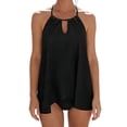 thumbnail image 1 of Tankini Sets for Women Two Piece Swimsuits Flowy Halter Top with Boyshorts Tummy Control Modest Bathing Suits Loose Fit Athletic Swimwear, 1 of 3