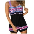 thumbnail image 1 of Tankini Swimsuit for Women 2024 Tummy Control Bathing Suits Swimwear Modest 2 Piece Sporty Swim Suit with Boy Shorts (Black-G, M), 1 of 6