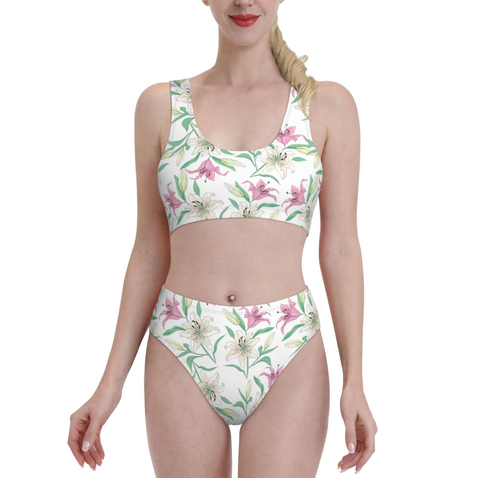 Pink Lily Bathing Suits