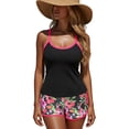 thumbnail image 1 of Tankini Swimsuits for Women Floral Print Bikini Separates Two Piece Bathing Suits Summer Swimsuit, 1 of 5