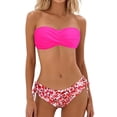thumbnail image 1 of Tankini Swimsuits for Women Floral Print Set Bikini Two Piece Swimsuit for Summer Vacation, 1 of 3