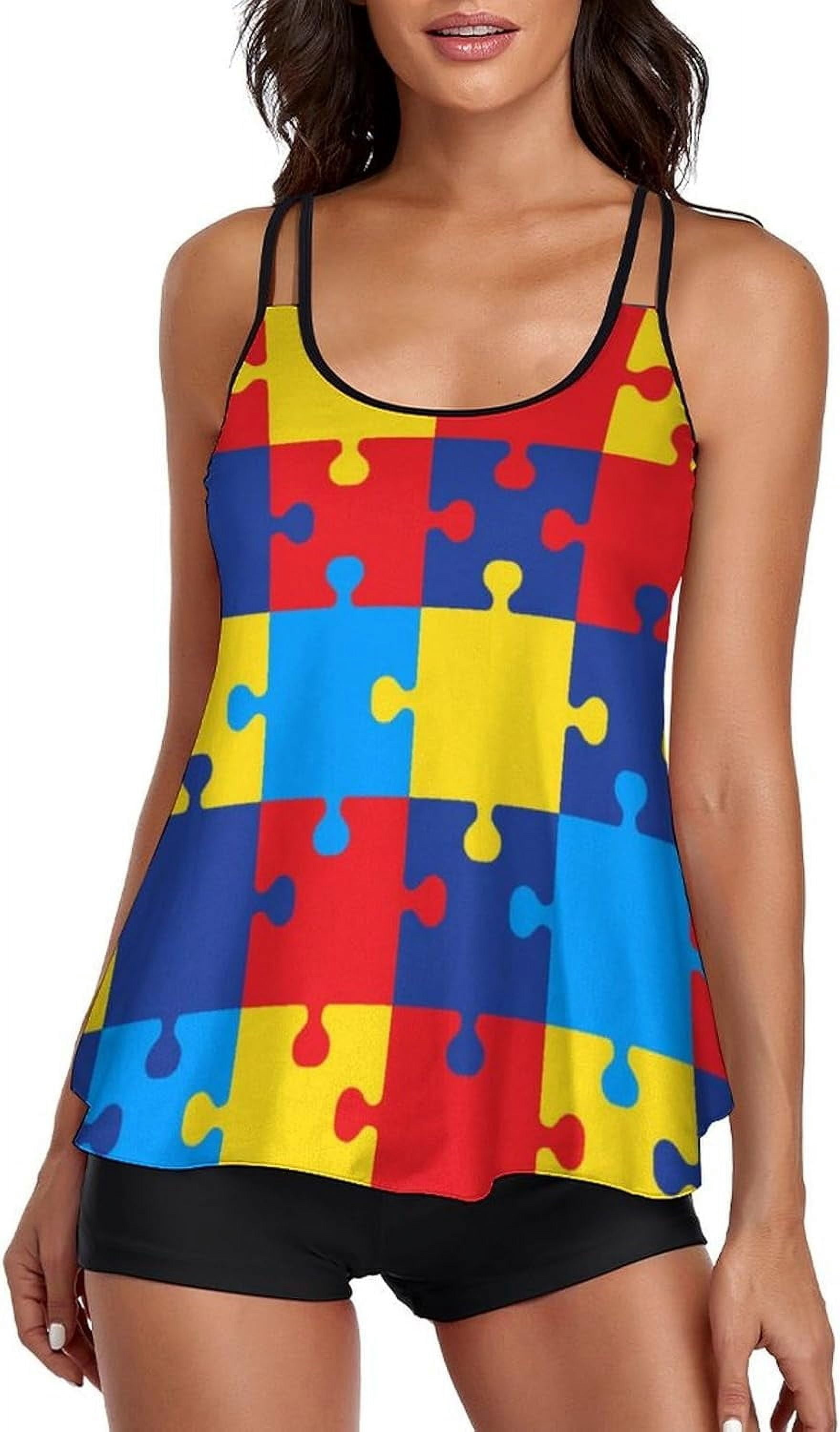 IDALL Bikini Sets Bathing Suit Flowy Tankini Bathing Suits For Tummy - View #5