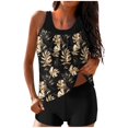 thumbnail image 1 of Tankini Swimsuits for Women with Shorts Athletic Two Piece Bathing Suits Racerback Tank Tops Swimwear, 1 of 6