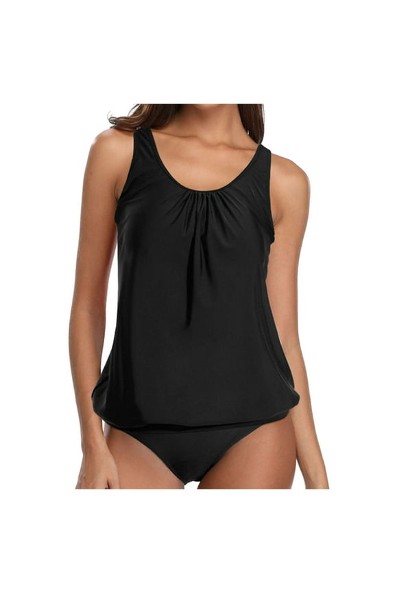 Tankini Tops for Women High Neck Swimsuits Swim Top Modest Bathing Suit Swimwear Tank Top only No Bottom