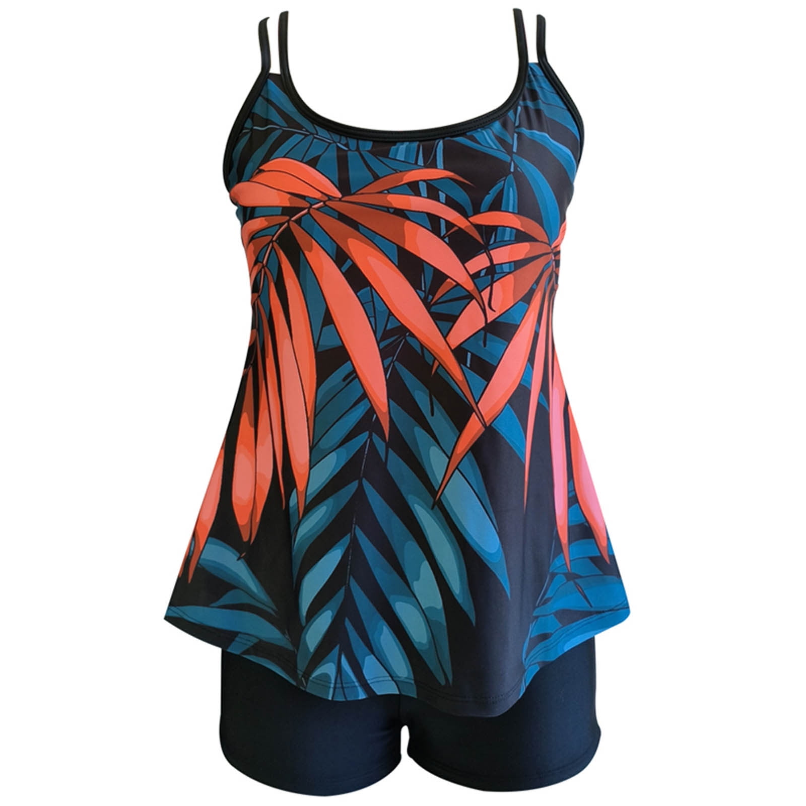 Tankini Tummy Control Tankini Top and Bikini Bottom Classy Swimsuits