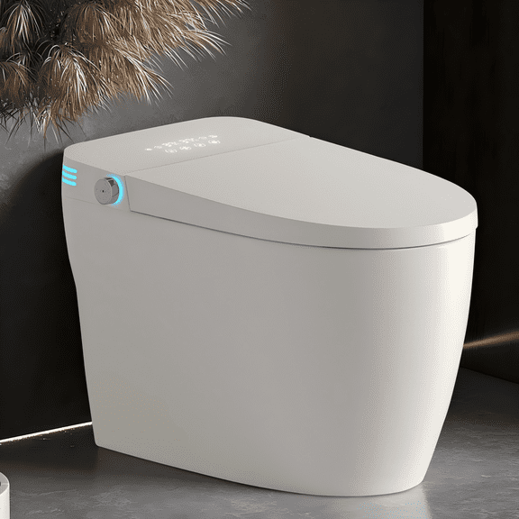 Tankless Smart Toilet , Auto Flush, Auto Open & Close Lid, Heated Seat, Remote Control