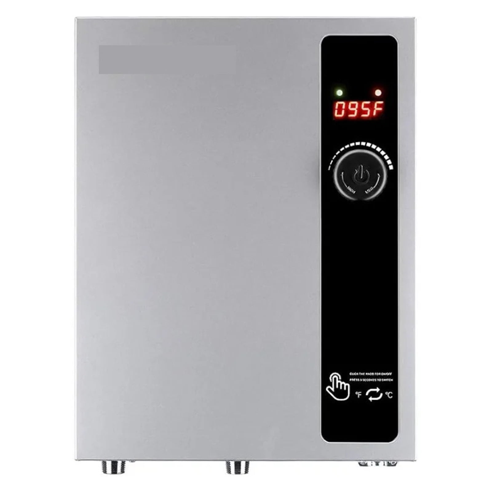 Tankless Water Heater Electric 18kW Instant Endless Hot Water Heater, Digital Temperature Display Easy Installation ,Safety Protections