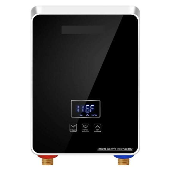 Tankless Water Heater,Point-of-Use Digital Display,Electric Instant Hot Water Heater With Self-modulating,Overheating Protection ,Compact Design