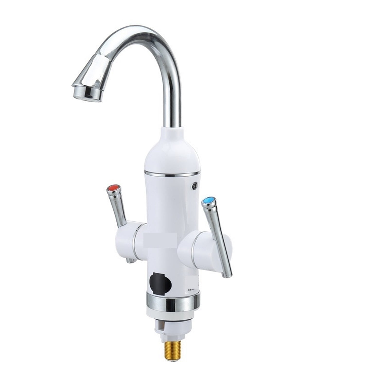 Tankless Water Heater Tap, Instant Kitchen Faucet,Element Flow Heater Hot Water Heated Tap Double Handle - Easy DIY Install