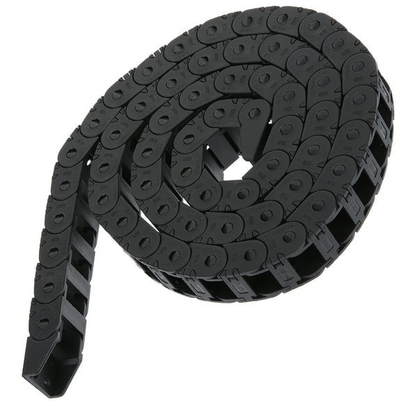 Black Nylon Drag Chain for 3D Printer Freely Assembled Length-Compatible with Cable Wire Protector