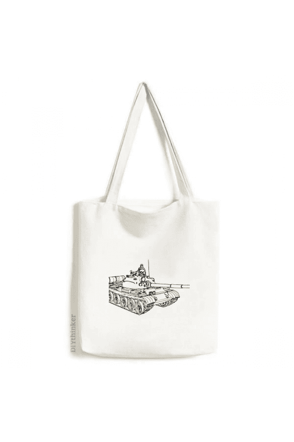 Tanks Epuipment Military Tote Canvas Bag Shopping Satchel Casual Handbag