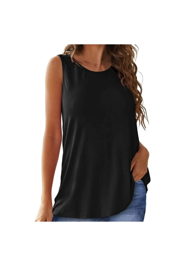 Tanks for Women,High Neck Tank,Women Tank High Neck Sleeveless Cutout Back Crop