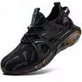 thumbnail image 1 of Tanleewa Air Cushion Steel Toe Work Shoes for Men Safety Sneakers Shoe Size 8, 1 of 9